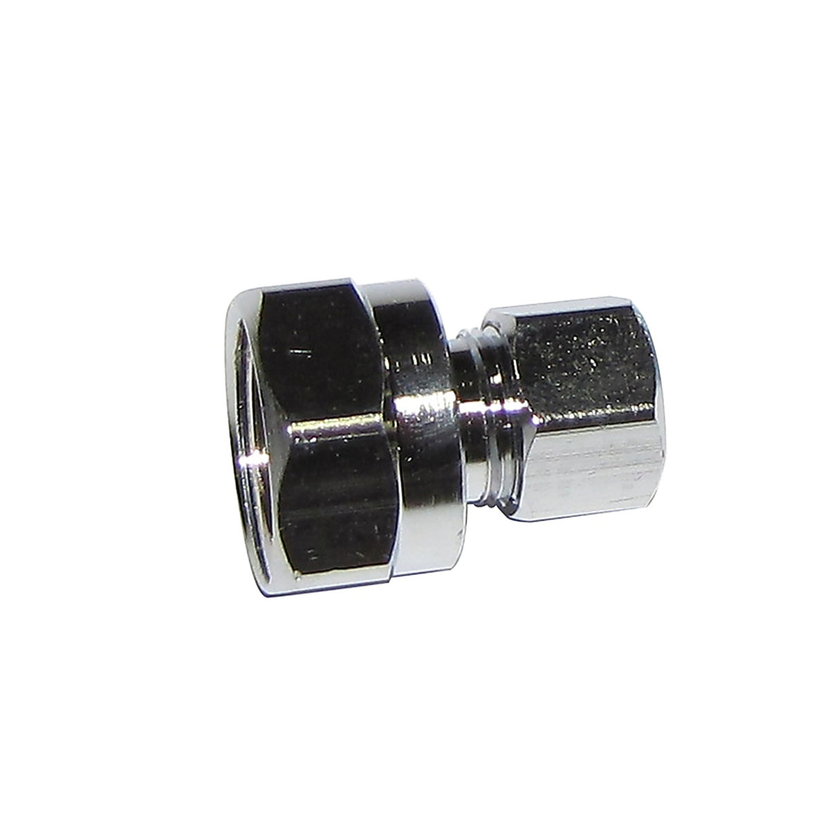 Plumb Pak PP73PCLF 1/2 in. FIP X 3/8 in. D Compression Brass Straight Connector