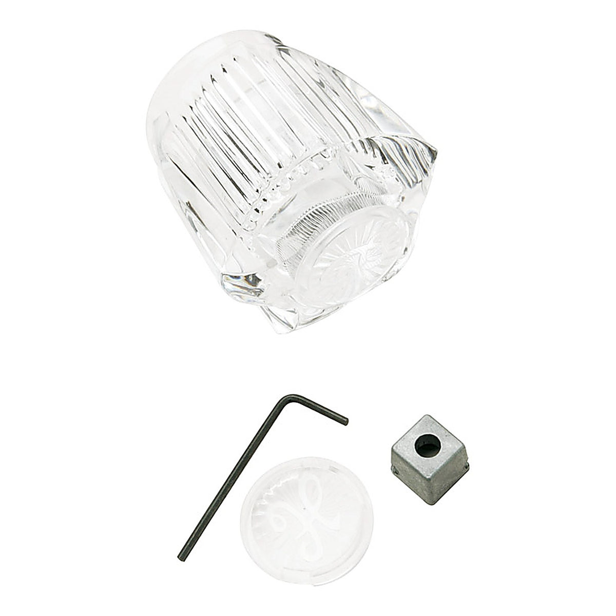 Plumb Pak PP805-105 Chrome Bathroom and Kitchen Faucet Handles