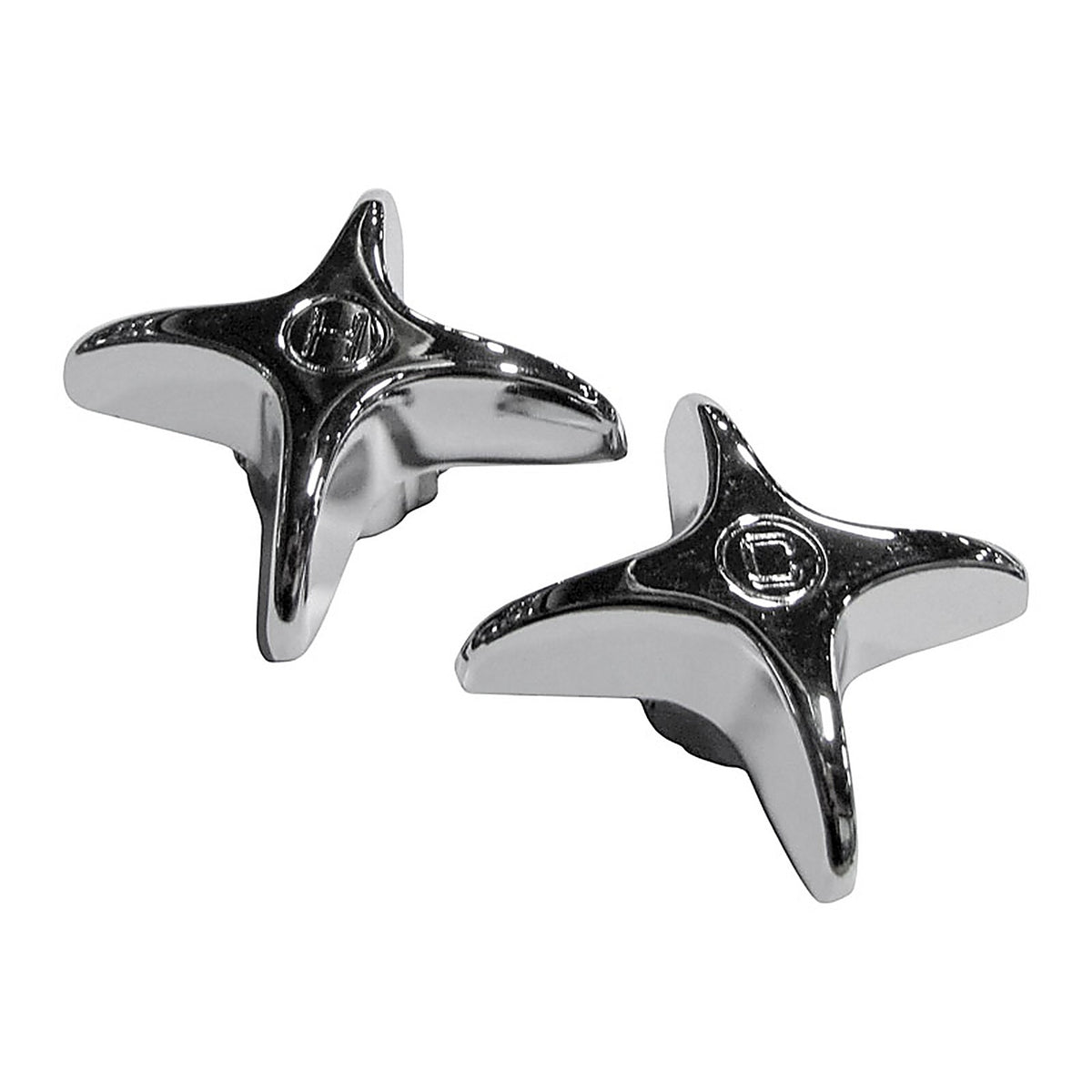 Plumb Pak PP805-112 Chrome Sink and Tub and Shower Faucet Handles