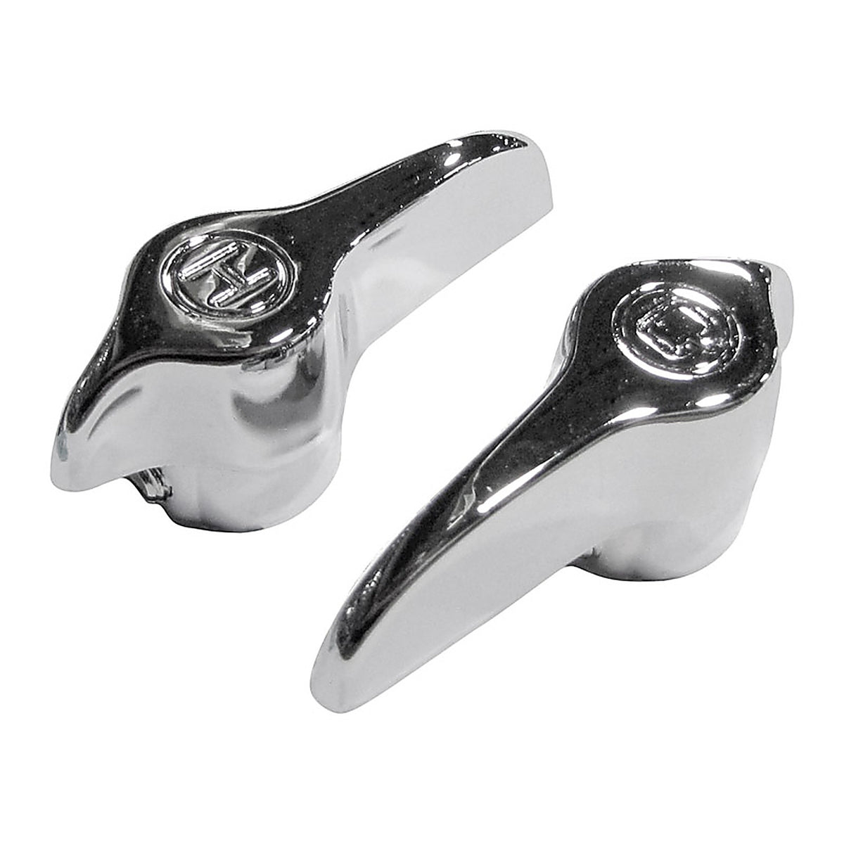 Plumb Pak PP805-111 Chrome Bathroom and Kitchen Faucet Handles
