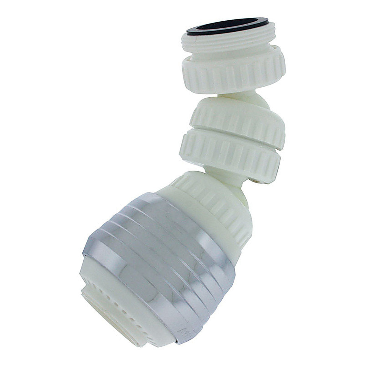 Plumb Pak - 800-216LF - Dual Thread 15/16 In.-27 X 55/64 In.-27 Chrome Plated Swivel Sprayrator