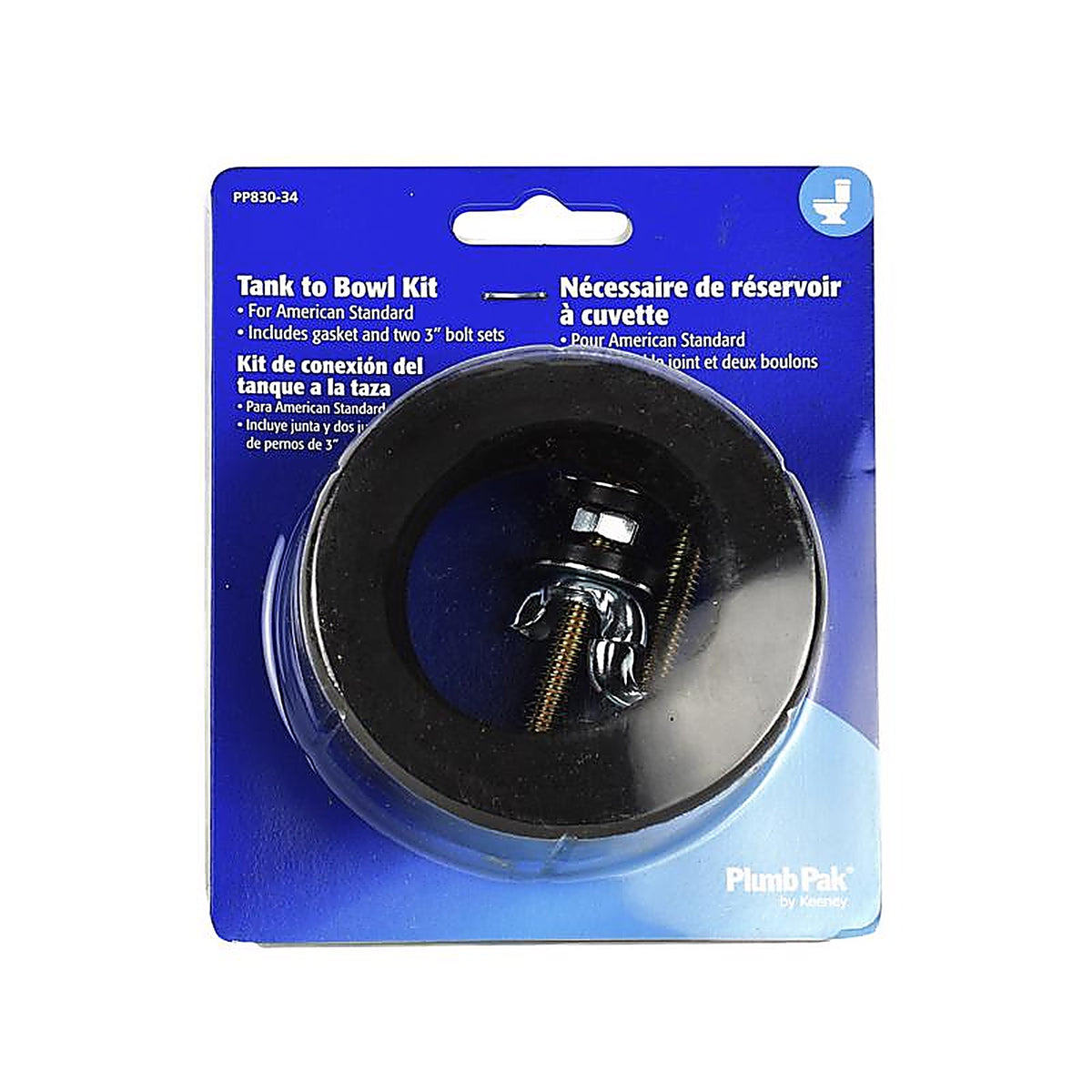 Plumb Pak PP830-34 Tank to Bowl Kit For American Standard