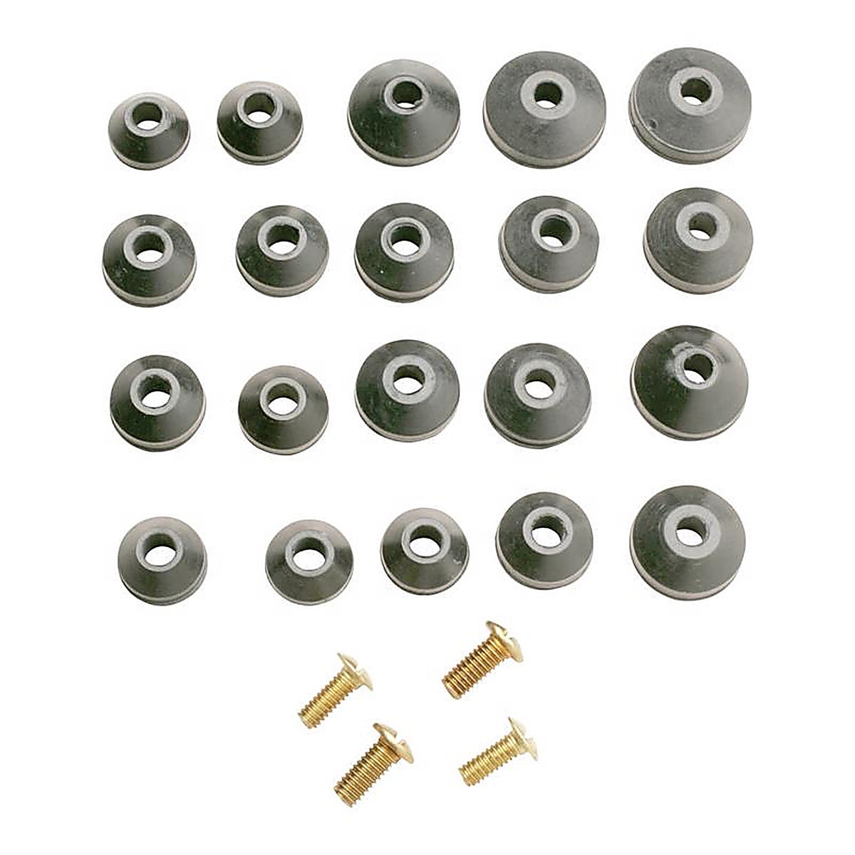 Plumb Pak PP805-22 Rubber Assorted in. Beveled Faucet Washer 20/Pack