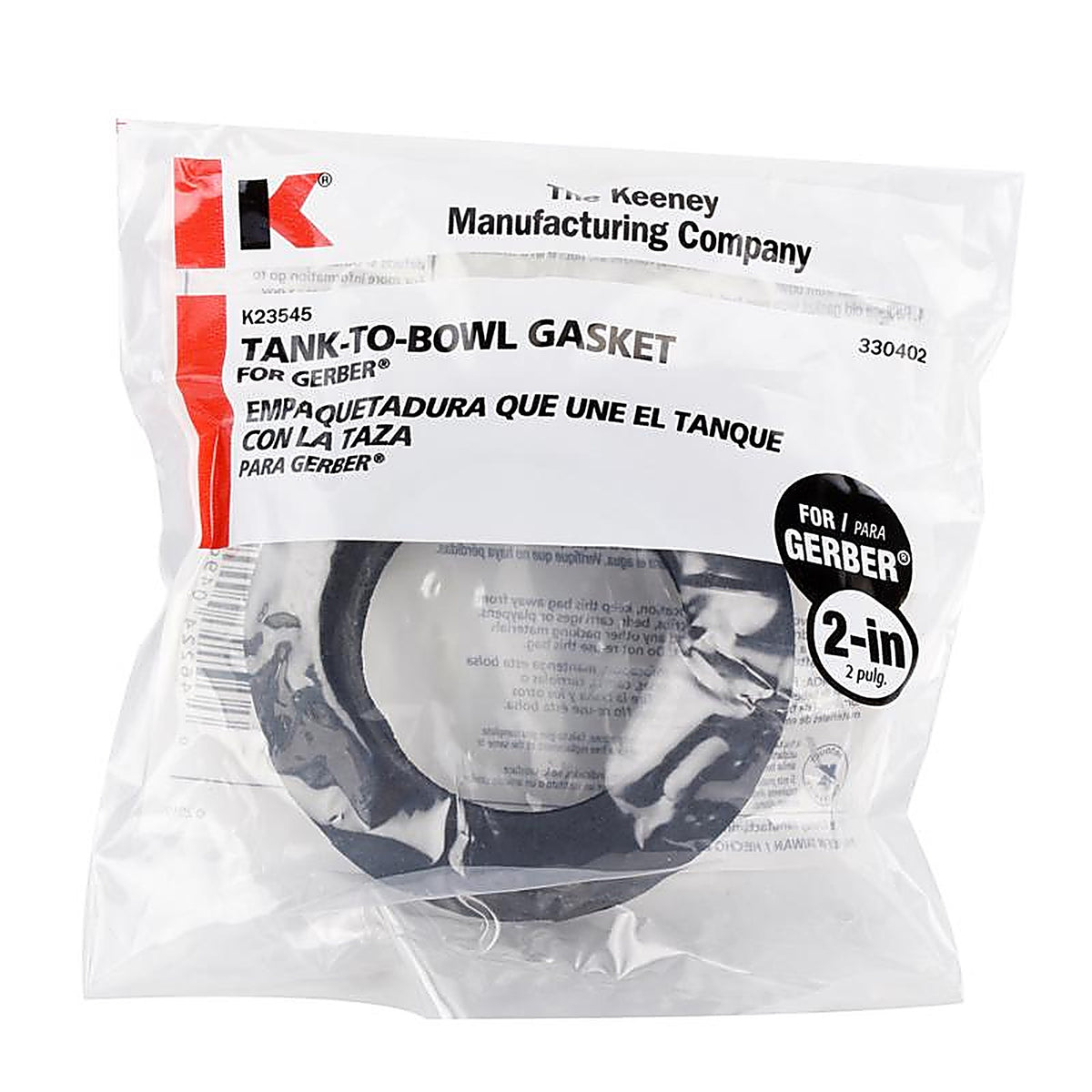 Keeney - K23545 - Tank to Bowl Gasket Rubber