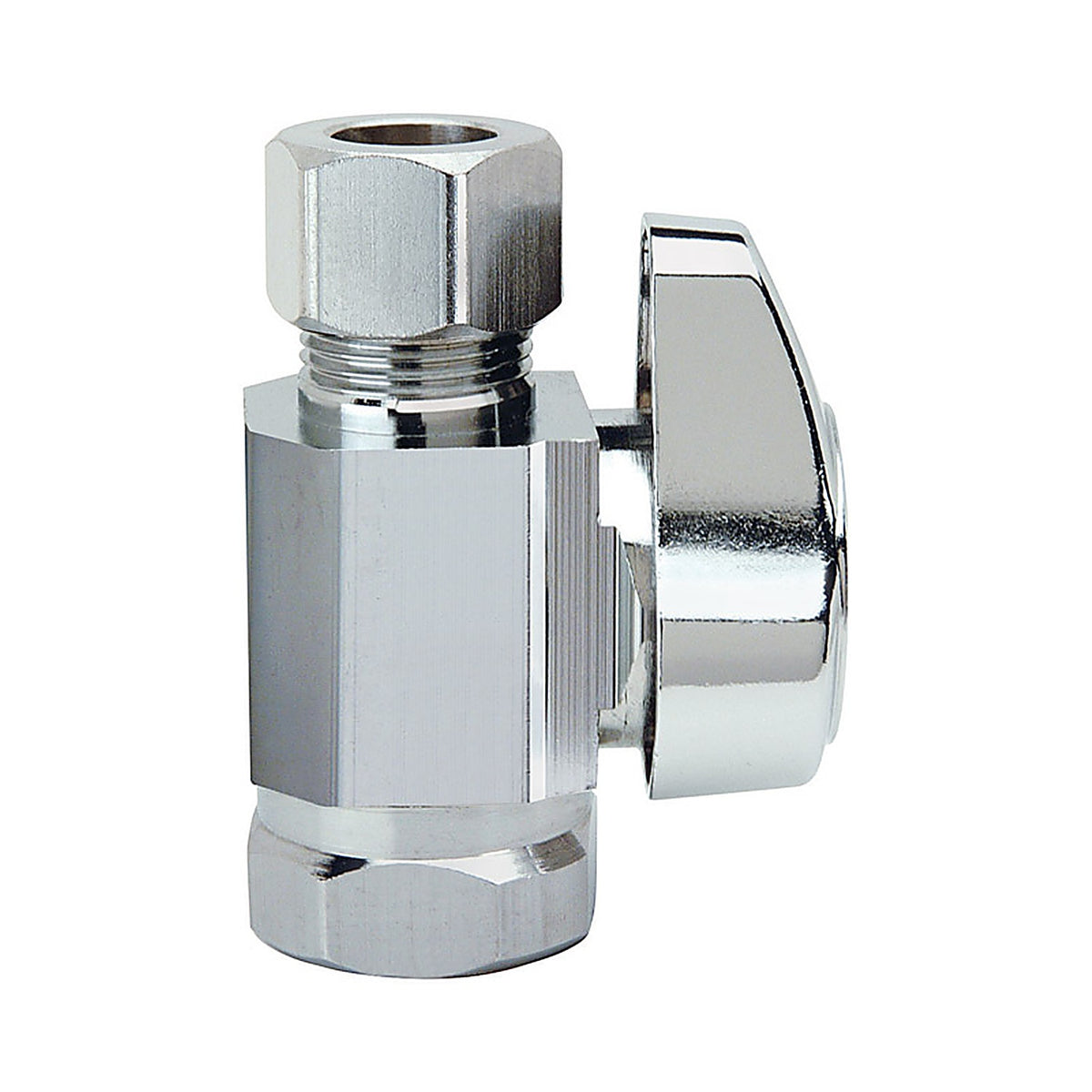Brasscraft - G2R10X CD - 3/8 In. Fip Outlets Compression Brass Straight Stop Valve
