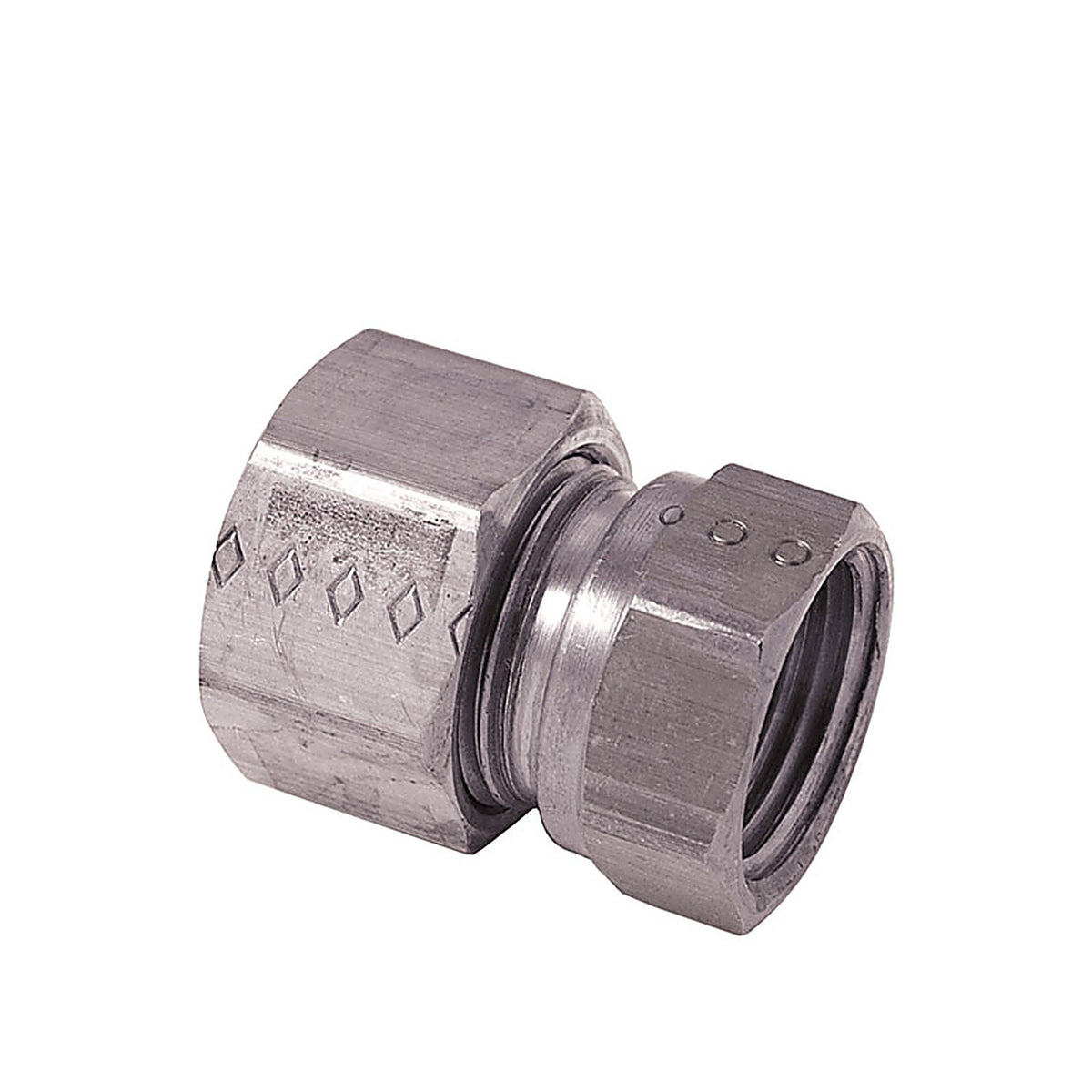 Brasscraft - 63-6-8WX CD - 3/8 In. Tube Piece X 1/2 In. D Female Compression Chrome Plated Brass Compression Adapter