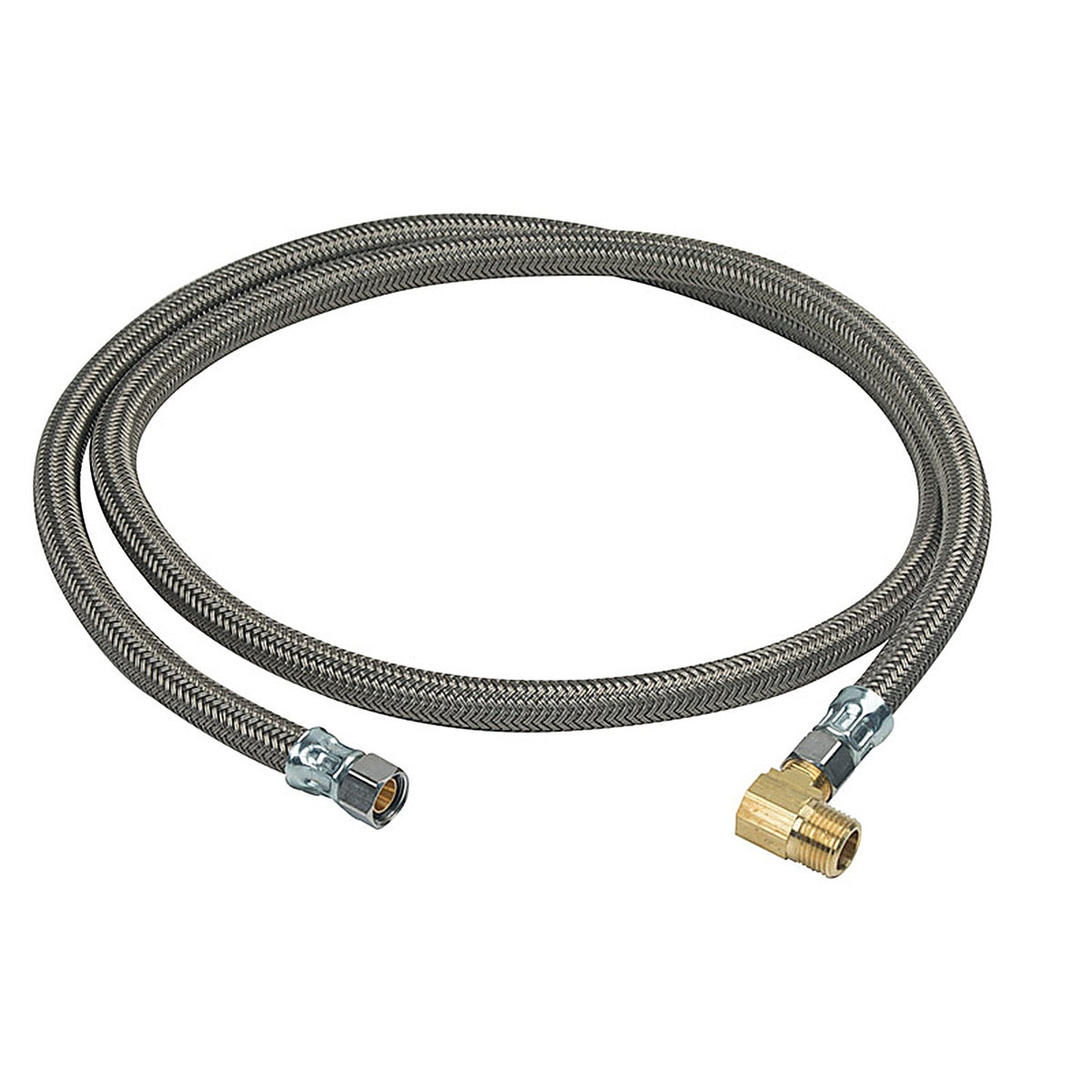 Brasscraft - B1-60DW6 P - Speedi Plumb Plus 1/2 In. Fip Piece X 3/8 In. D Compression 60 In. Steel Dishwasher Supply L