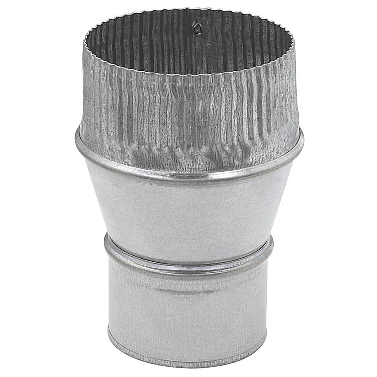Imperial GV1418 3 in. Dia. x 4 in. Dia. Galvanized Steel Furnace Pipe Reducer