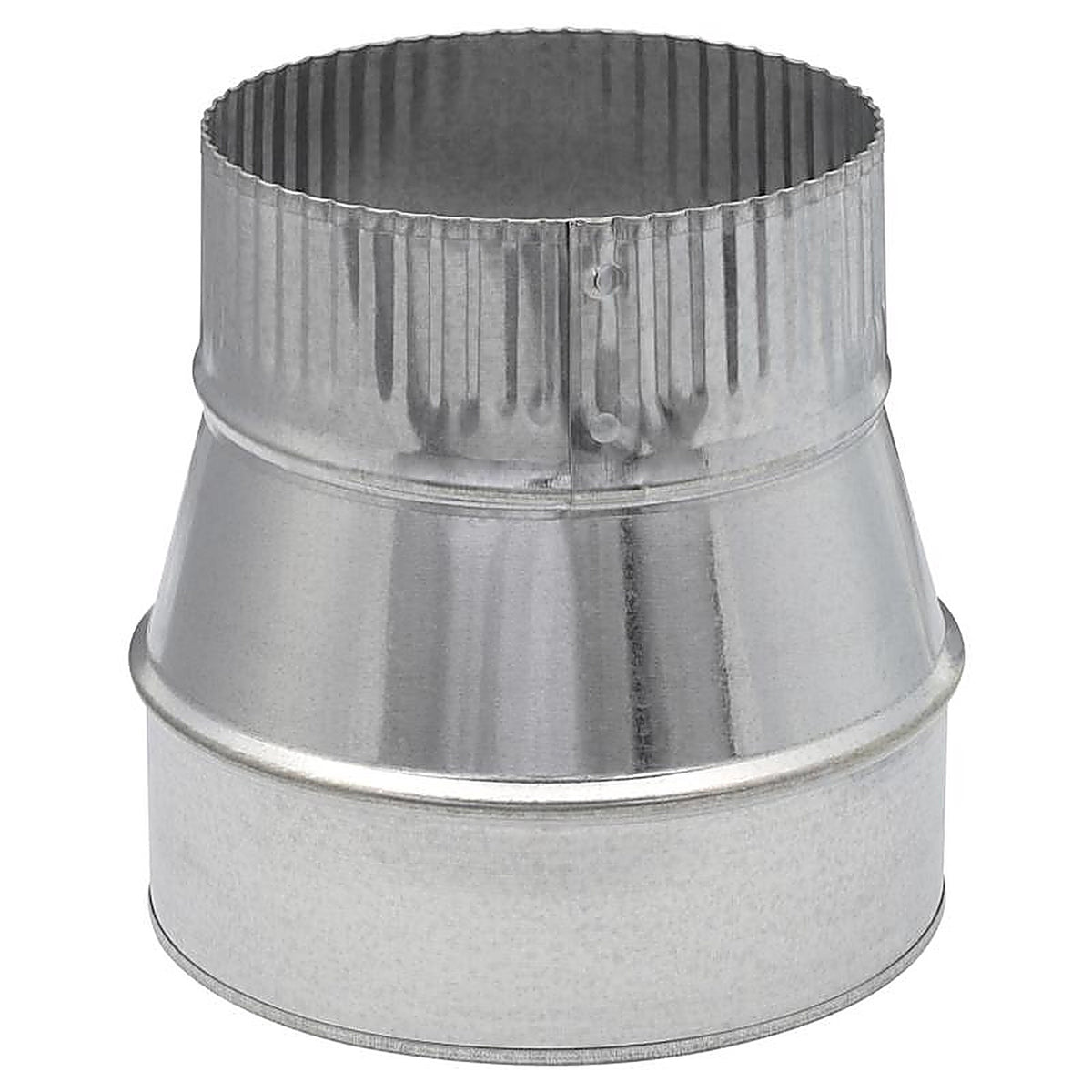 Imperial - GV1750 - 7 In. D X 5 In. D Galvanized Steel Furnace Pipe Reducer