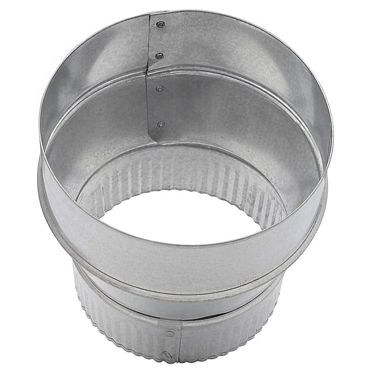 Imperial - GV1750 - 7 In. D X 5 In. D Galvanized Steel Furnace Pipe Reducer