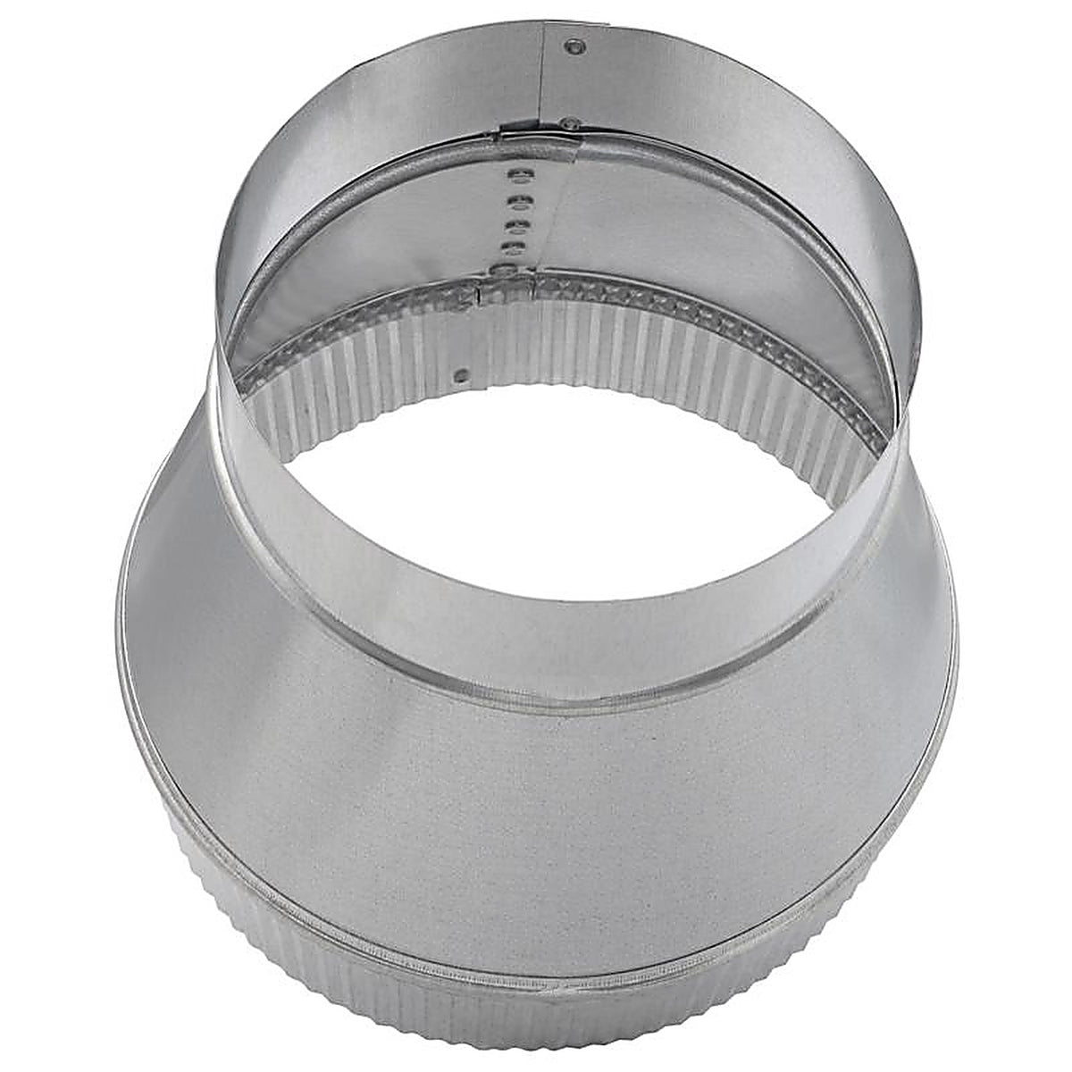 Imperial - GV1261 - 5 In. D X 7 In. D Galvanized Steel Stove Pipe Increaser