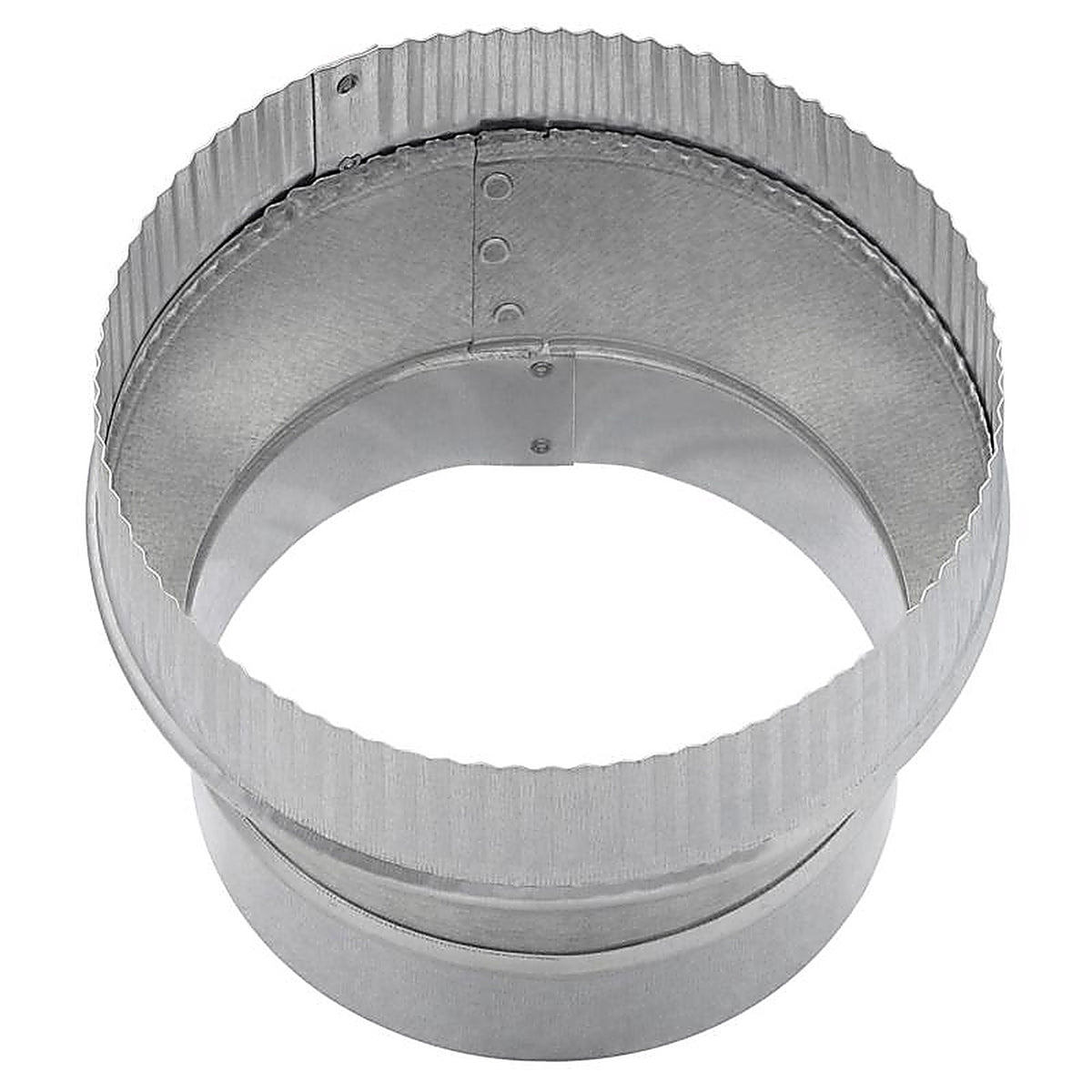 Imperial GV1359 6 in. Dia. x 7 in. Dia. Galvanized Steel Stove Pipe Increaser