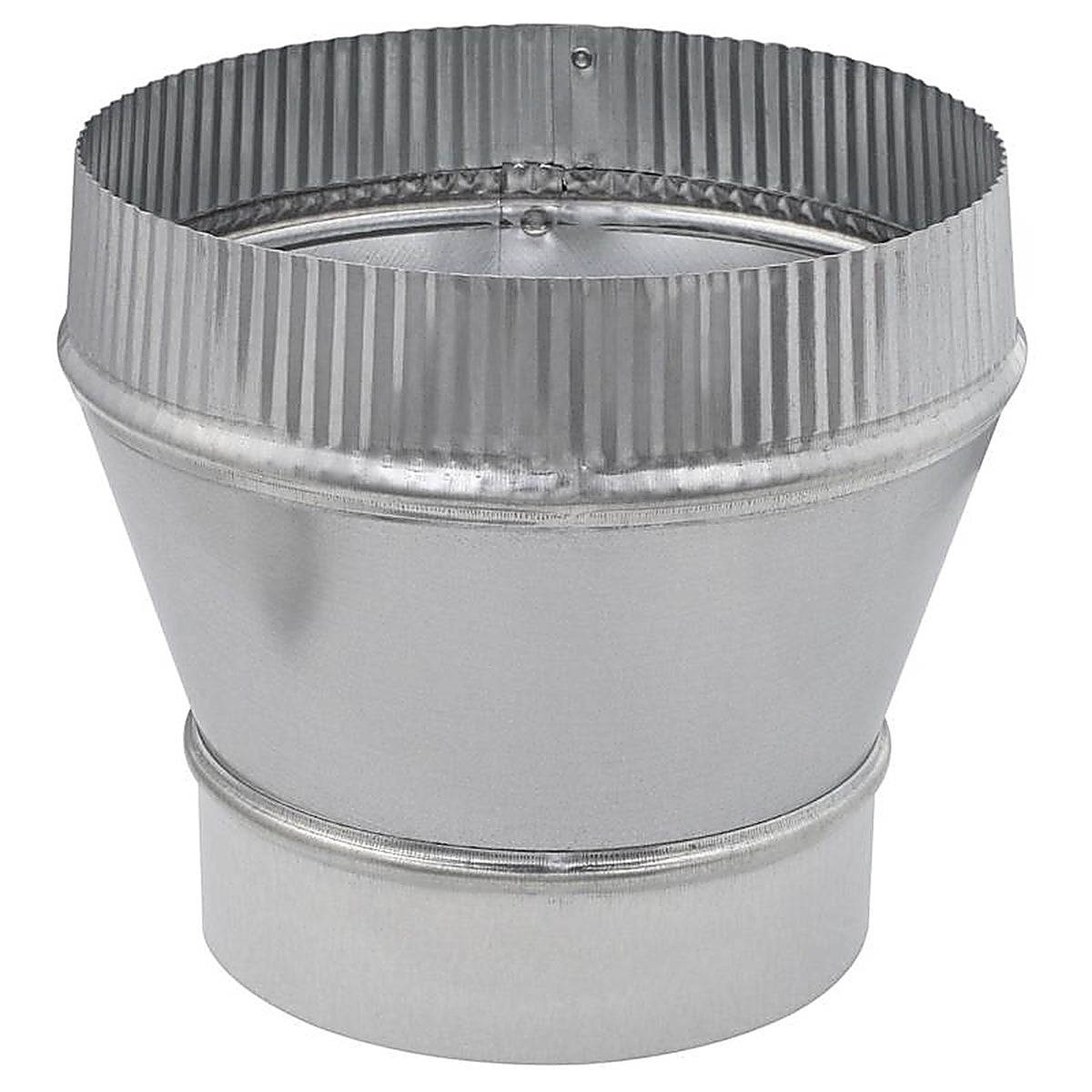 Imperial GV1360 6 in. Dia. x 8 in. Dia. Galvanized Steel Furnace Pipe Reducer