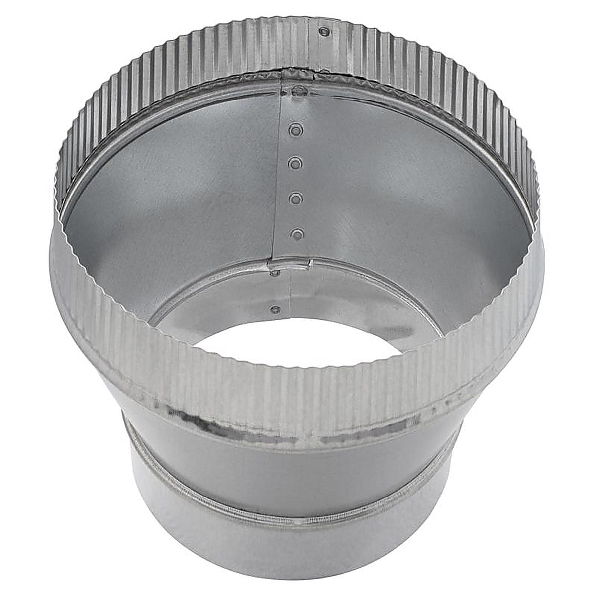 Imperial GV1360 6 in. Dia. x 8 in. Dia. Galvanized Steel Furnace Pipe Reducer