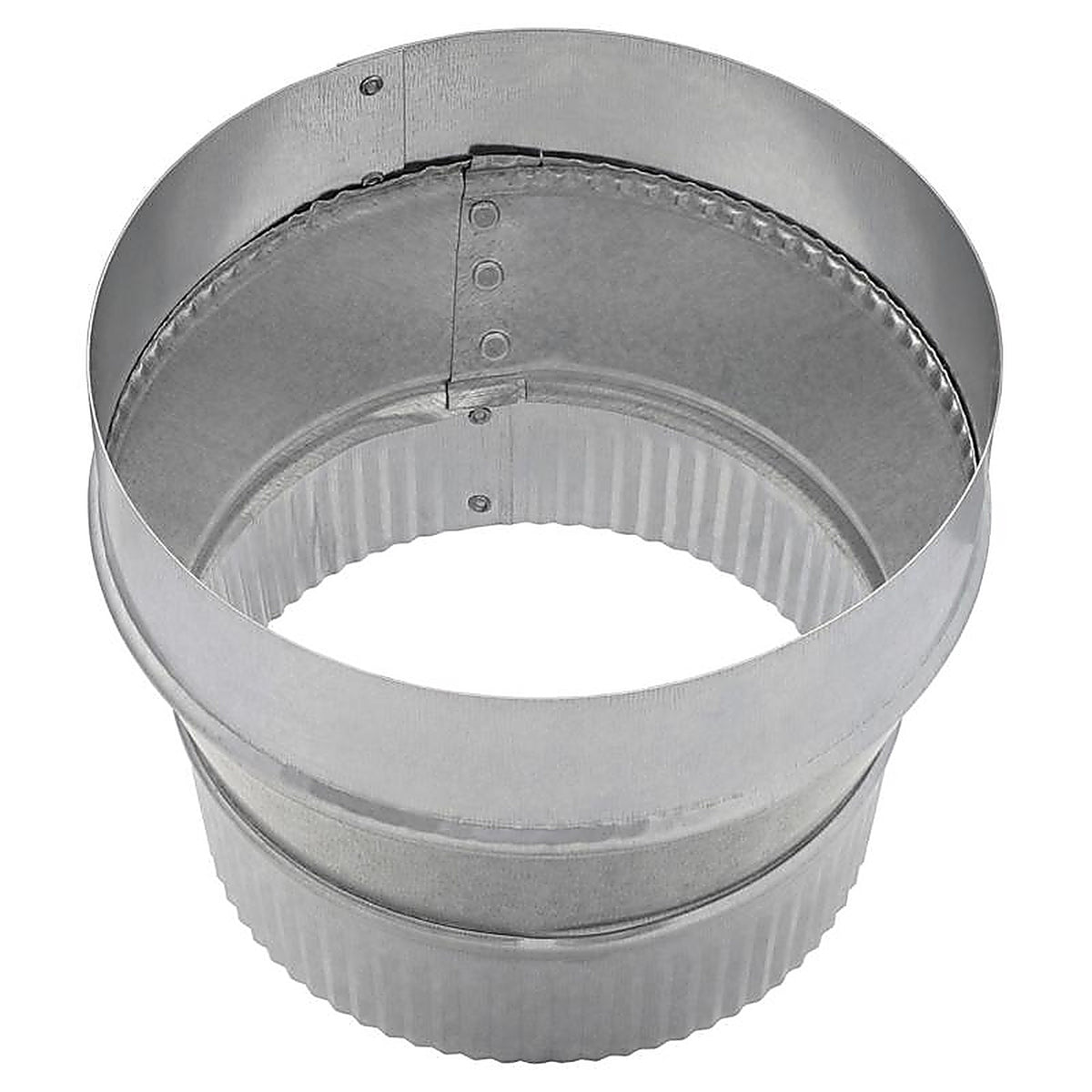 Imperial - GV0825 - 9 In. D X 8 In. D Galvanized Steel Furnace Pipe Reducer