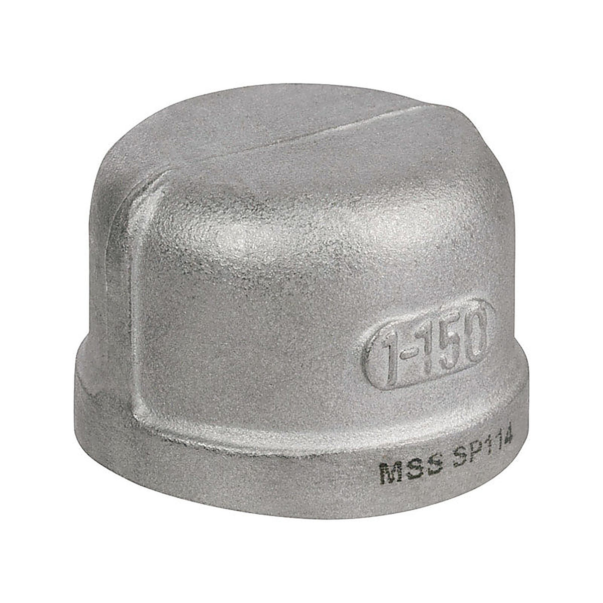 Smith-Cooper 4638100080 1-1/2 in. FPT x 1-1/2 in. Dia. FPT Stainless Steel Cap