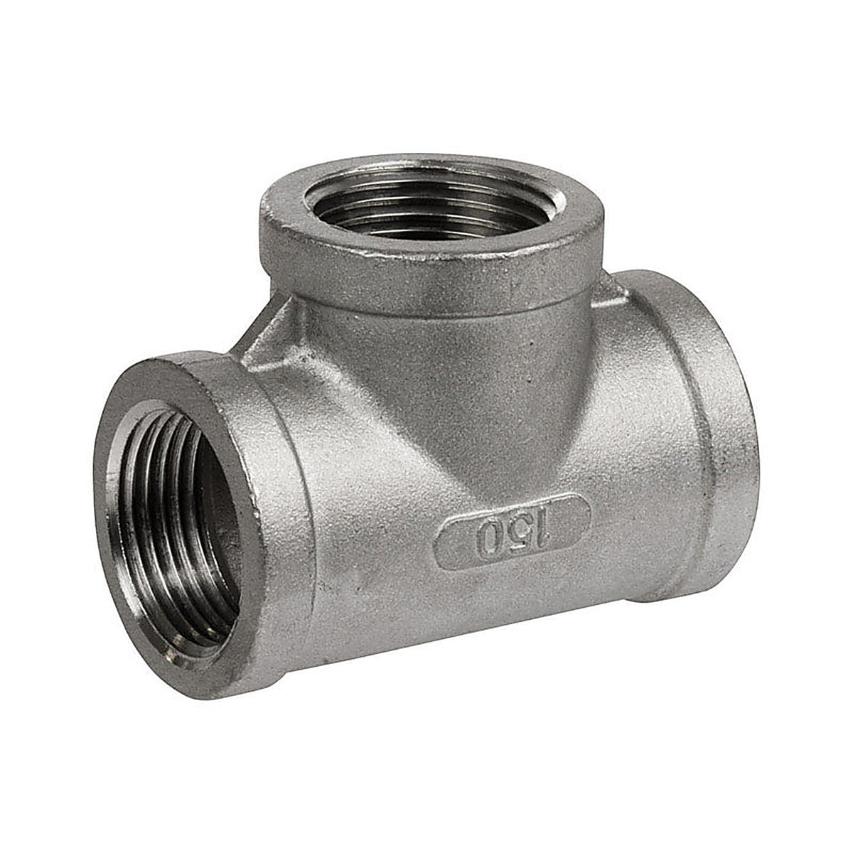 Smith-Cooper 4638102460 1-1/4 in. FPT x 1-1/4 in. Dia. FPT Stainless Steel Tee
