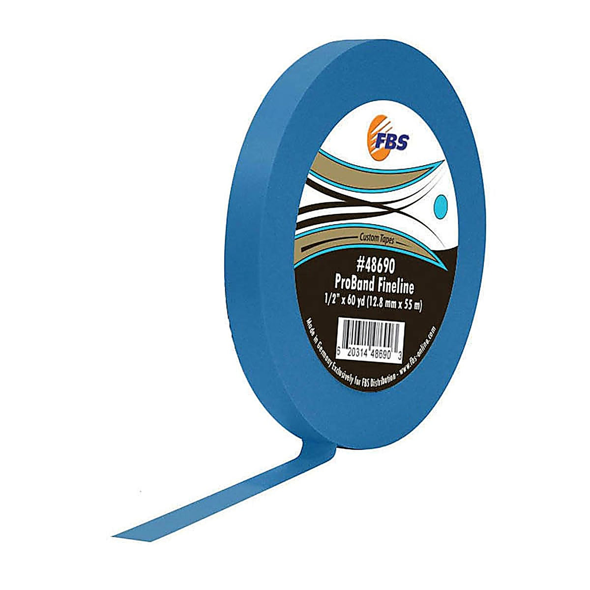 FBS 48690 Le Bleu ProBand Fine Line Tape, 1/2IN x 60 yd