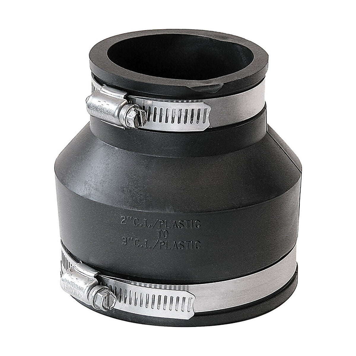 Fernco P1056-32 Schedule 40 3 in. Hub x 2 in. Dia. Hub PVC Flexible Coupling
