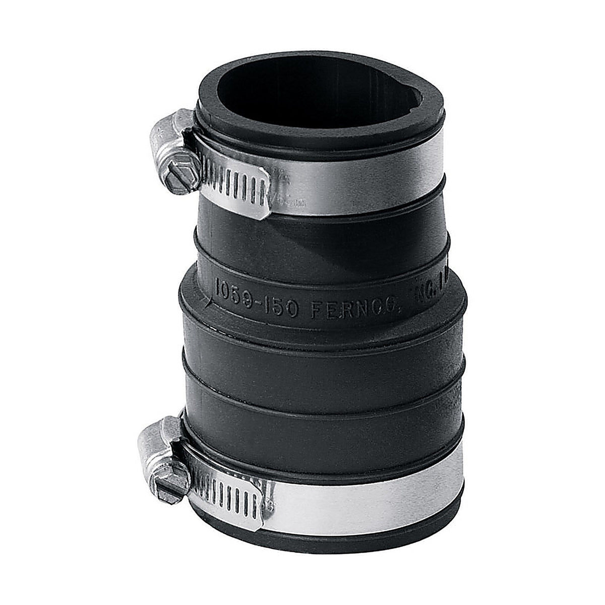 Fernco P1059-150 Schedule 40 1-1/2 in. Socket x 1-1/2 in. Dia. Socket PVC Flexible Coupling