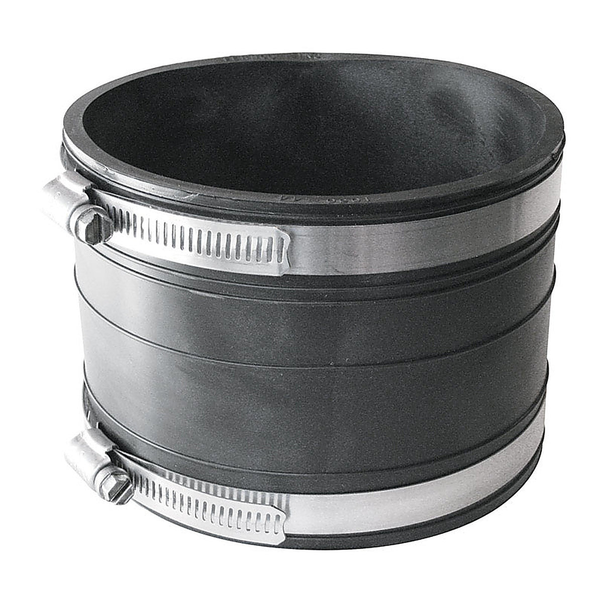 Fernco P1060-44 Schedule 40 4 in. Socket x 4 in. Dia. Socket PVC Flexible Coupling
