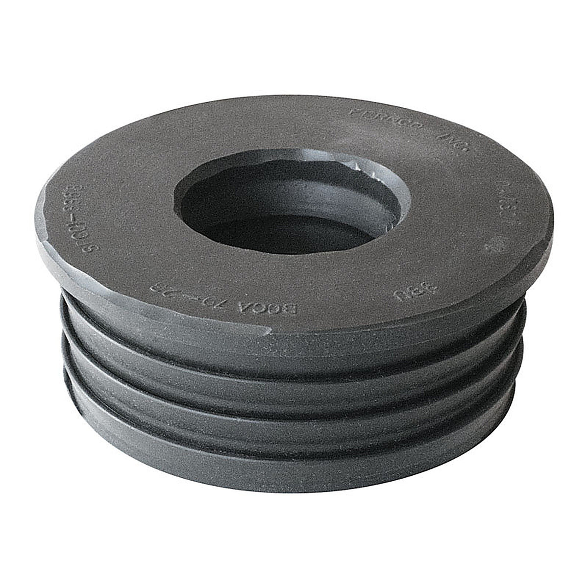 Fernco P33U-139 Schedule 40 3 in. Compression x 1-1/2 in. Dia. Compression PVC Donut Fitting