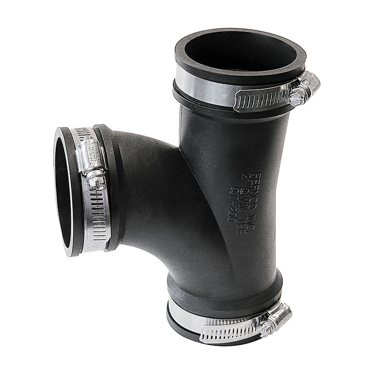 Fernco PQT-200 Schedule 40 2 in. Hub x 2 in. Dia. Hub PVC Tee