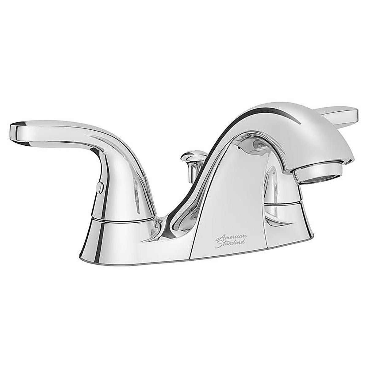American Standard 9091201.002 Cadet Cadet Chrome Two Handle Lavatory Faucet 4 in.
