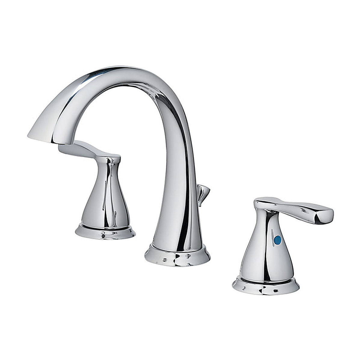 OakBrook 65804W-6101 Modena Moderna Chrome Widespread Lavatory Pop-Up Faucet 6-8 in.