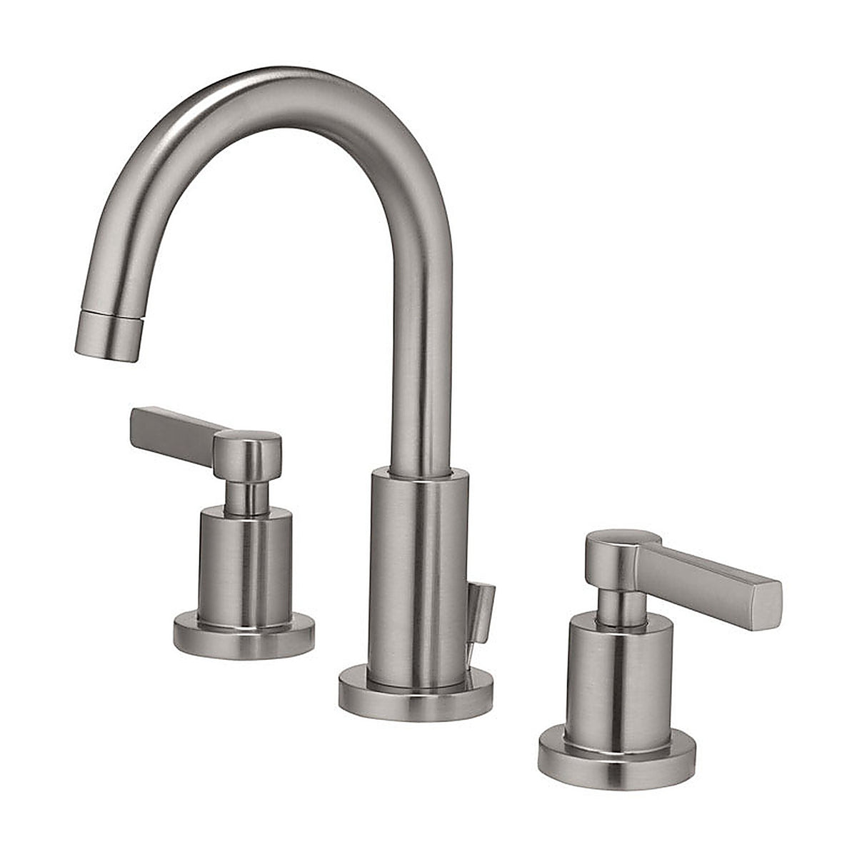 OakBrook 67872W-6004 Modena Brushed Nickel Widespread Lavatory Pop-Up Faucet 8 in.