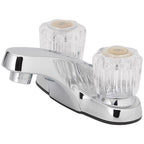 OakBrook 67090W-5001 Essentials Chrome Two Handle Lavatory Faucet 4 in.