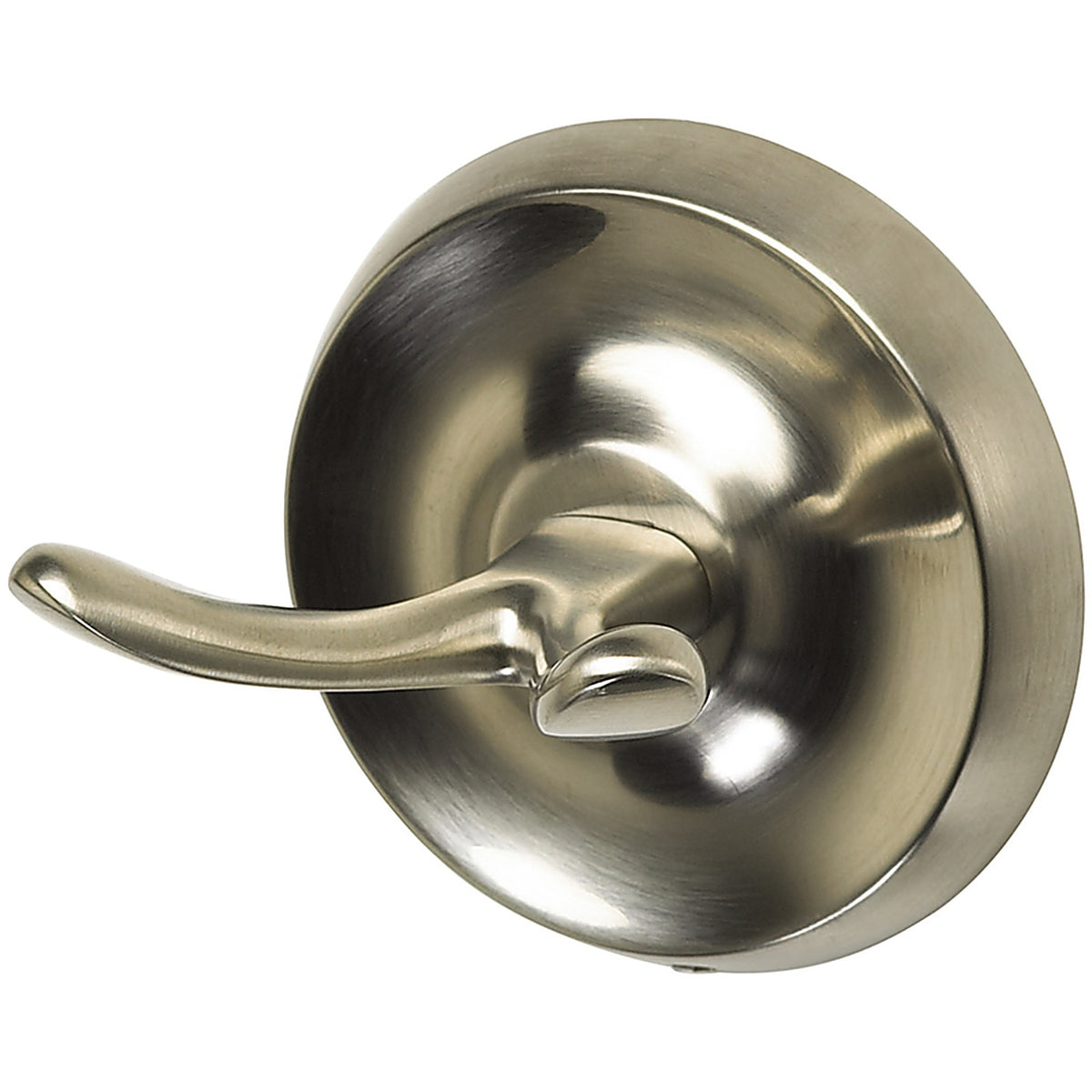 OakBrook 355-0304 Small Brushed Nickel Zinc 2 in. L Double Hook 30 lb. 1/Pack
