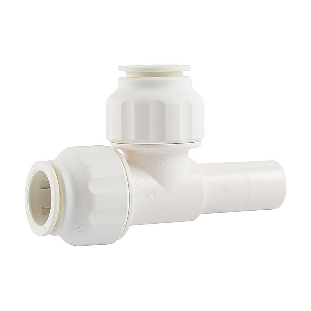 SharkBite 25674 Quick Connect Push to Connect 3/4 in. CTS x 3/4 in. Dia. CTS Reducing Stackable Tee