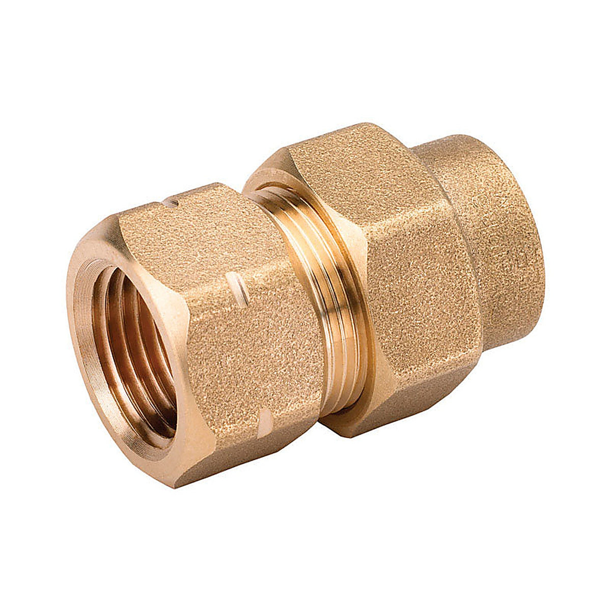 Home-Flex 11-435-005 1/2 in. Compression x 1/2 in. Dia. Female Steel Female Adapter