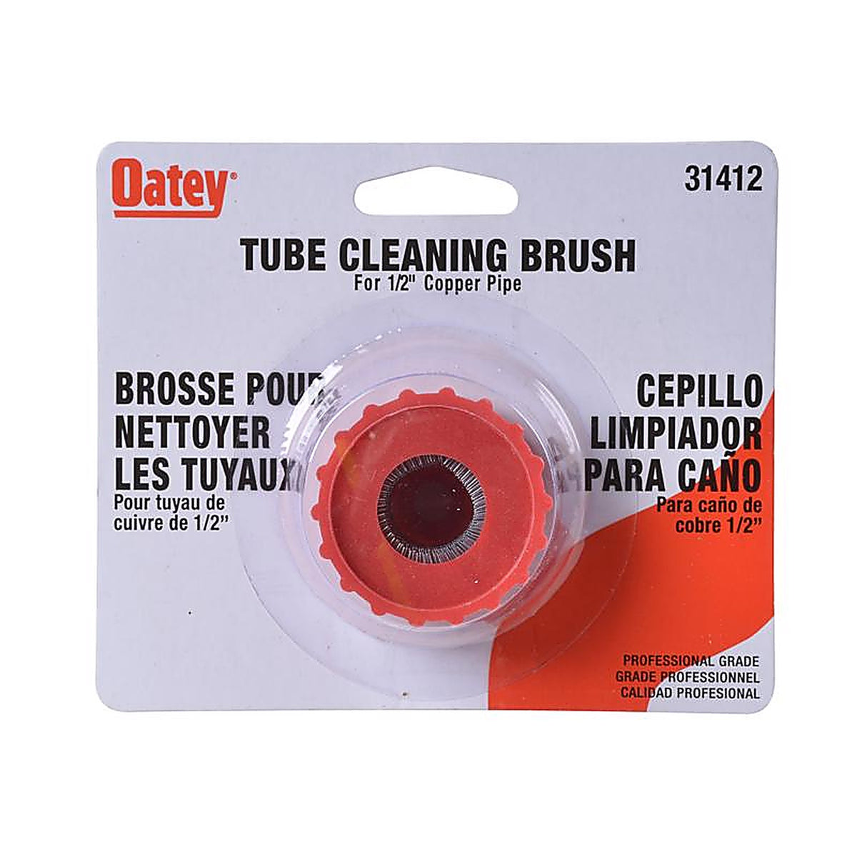Oatey 31412 Tube Cleaning Brush 1/2in. 1/Pack