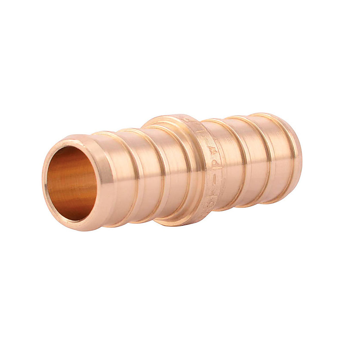 SharkBite UC008LFCP25 1/2 in. PEX x 1/2 in. Dia. PEX Brass Coupling