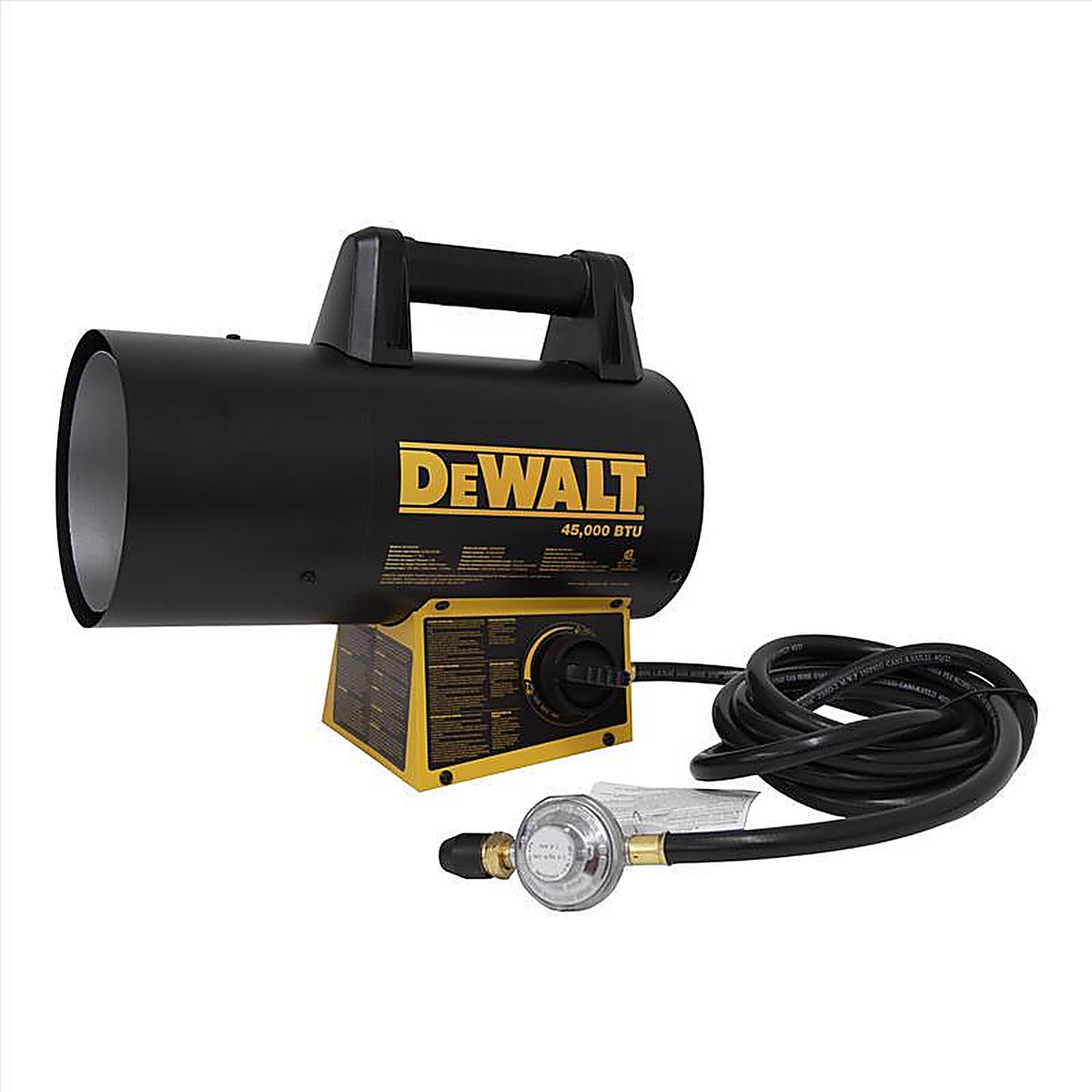DeWalt F340746 35,000 Btu/h 800 sq ft Forced Air Propane Portable Heater