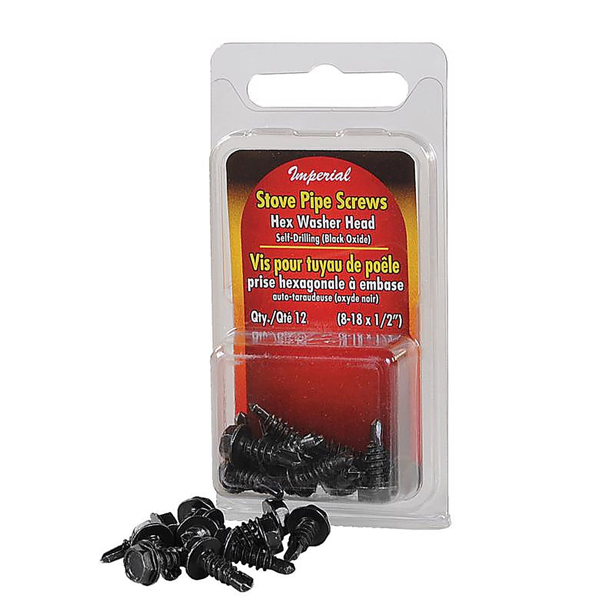 Imperial KK0170-B Steel Stove Pipe Screw