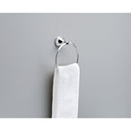 Delta FNDS46-PC Foundations Chrome Silver Towel Ring Die Cast Zinc
