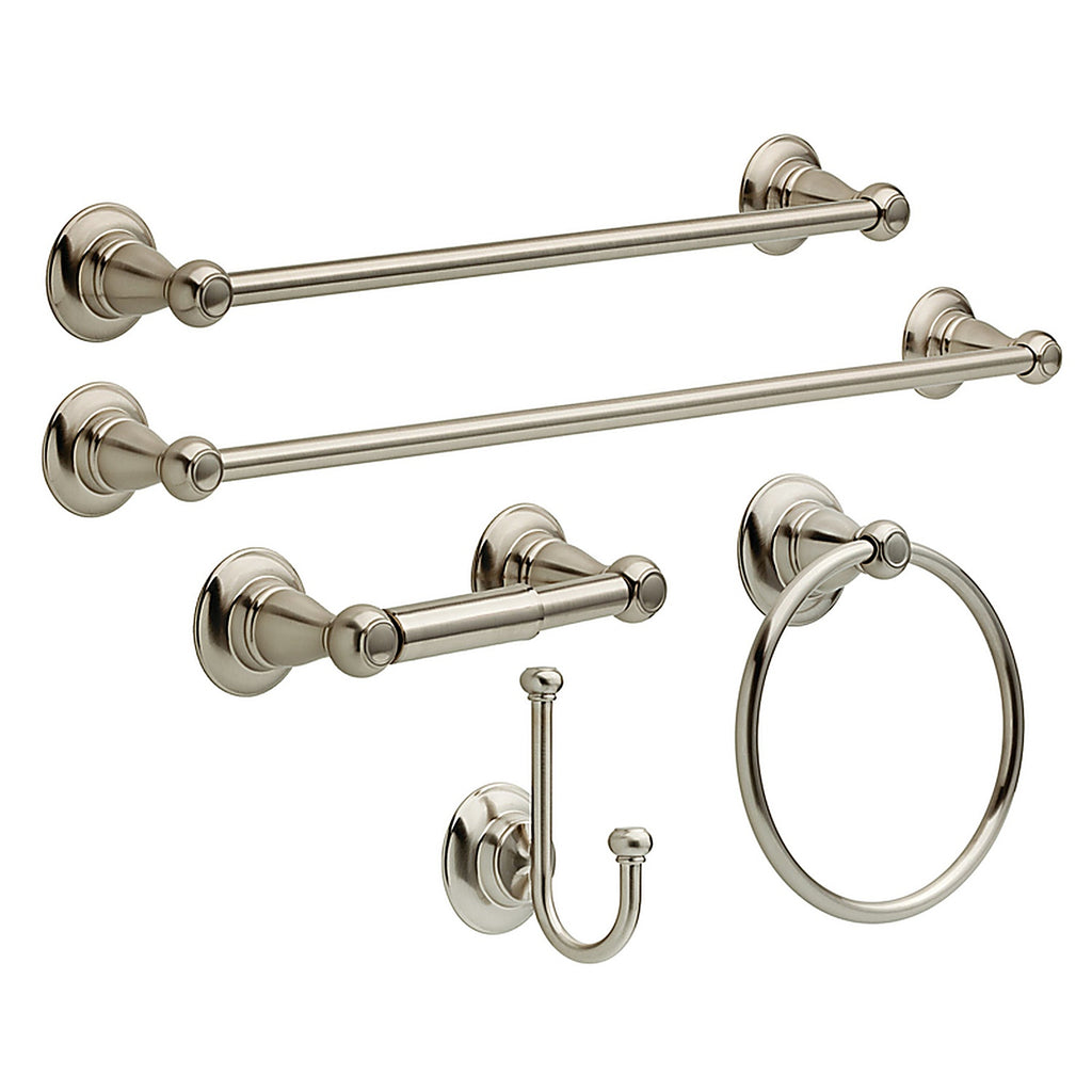 Delta 78435-BN1 Porter 5.98 in. H X 3.78 in. W X 2.95 in. L Brushed Nickel Robe Hook
