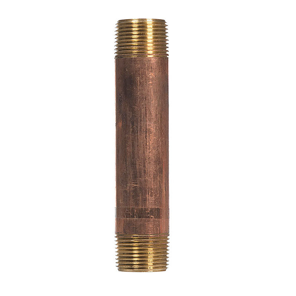 Anderson Metals - 38300-1660 - 1 In. MPT In. Red Brass Nipple 6 In. L