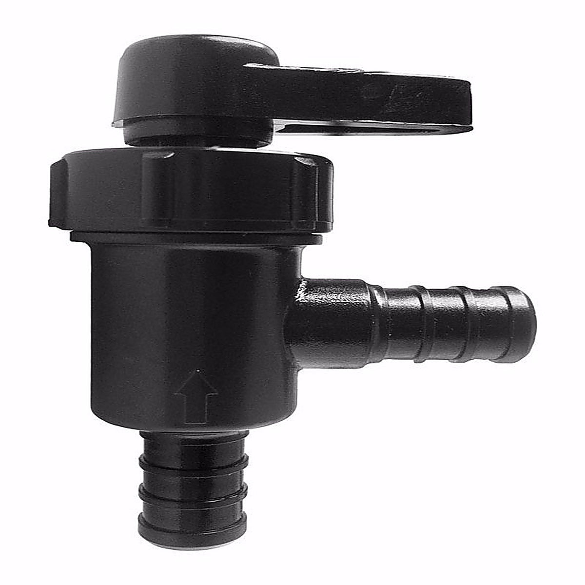 Flair-It 31884 Ecopoly 1/2 in. Crimp x 1/2 in. Crimp Plastic Angle Stop Valve