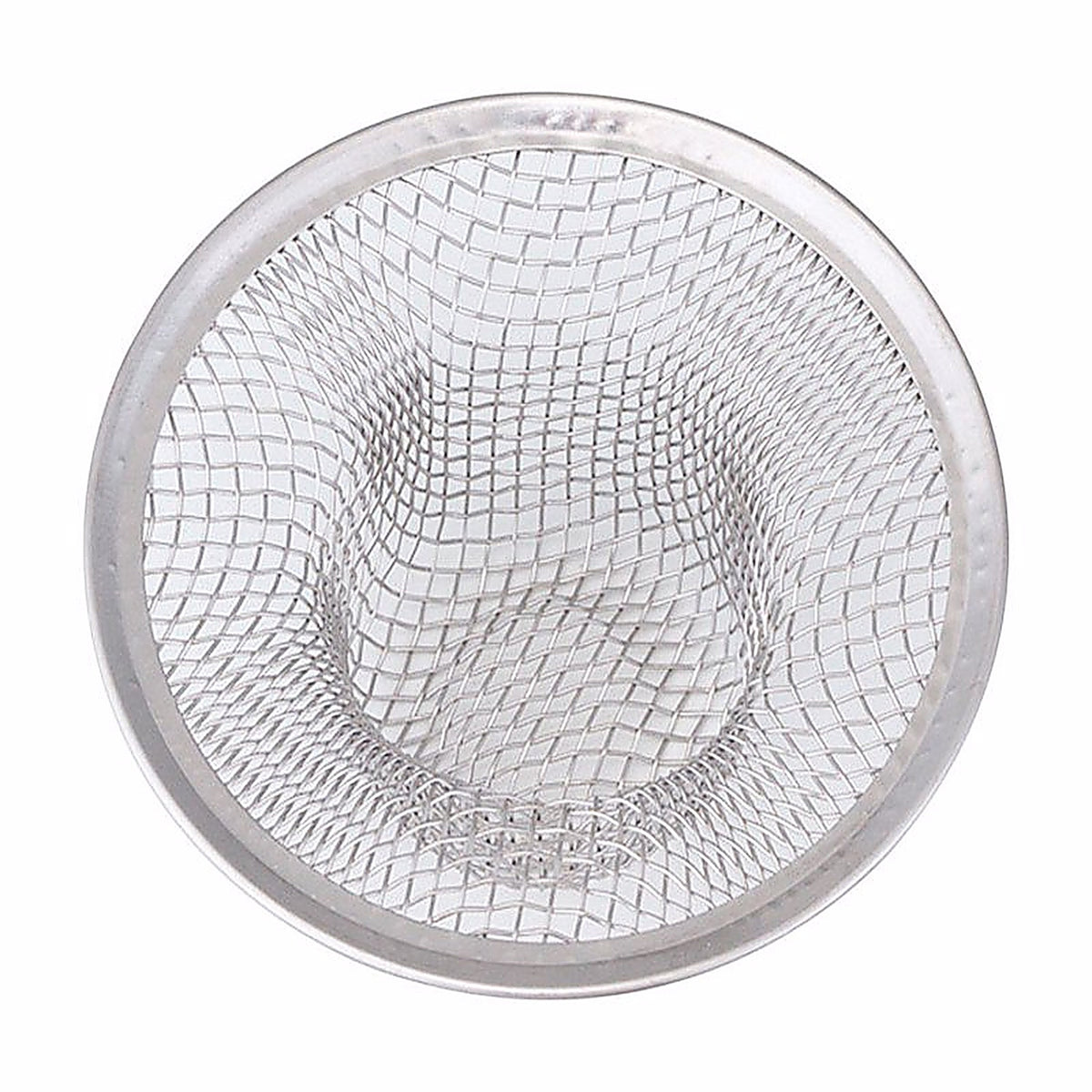 Whedon DP60C Drain Protector 2-3/4 in. Dia. Chrome Stainless Steel Bathtub Hair Catcher