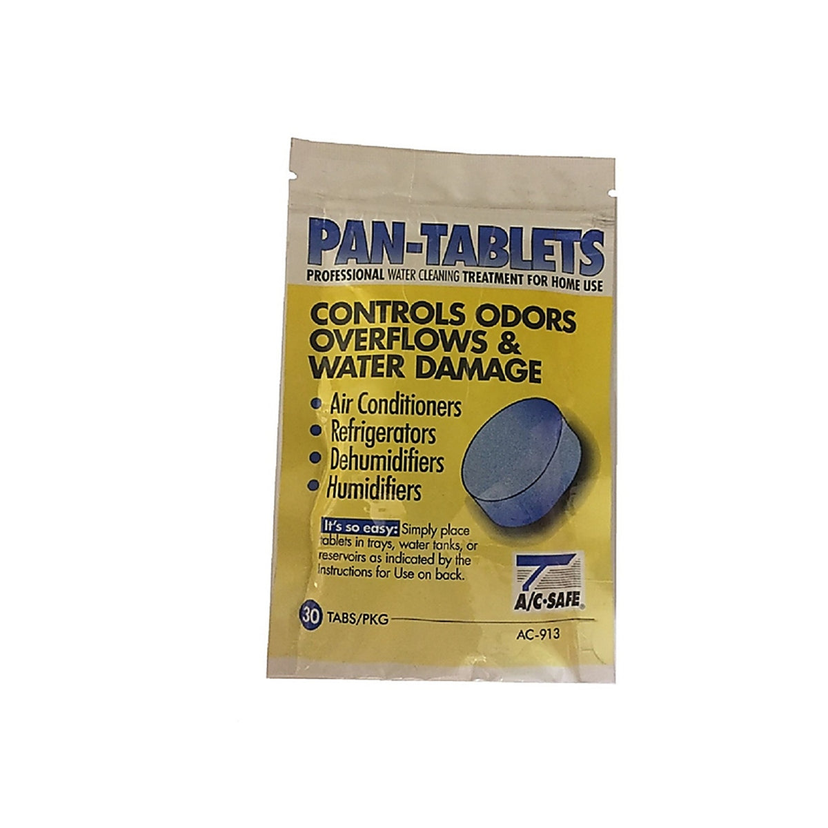 A/C Safe AC-913 Air Conditioner Pan Cleaner Tablets 30 count Tablets