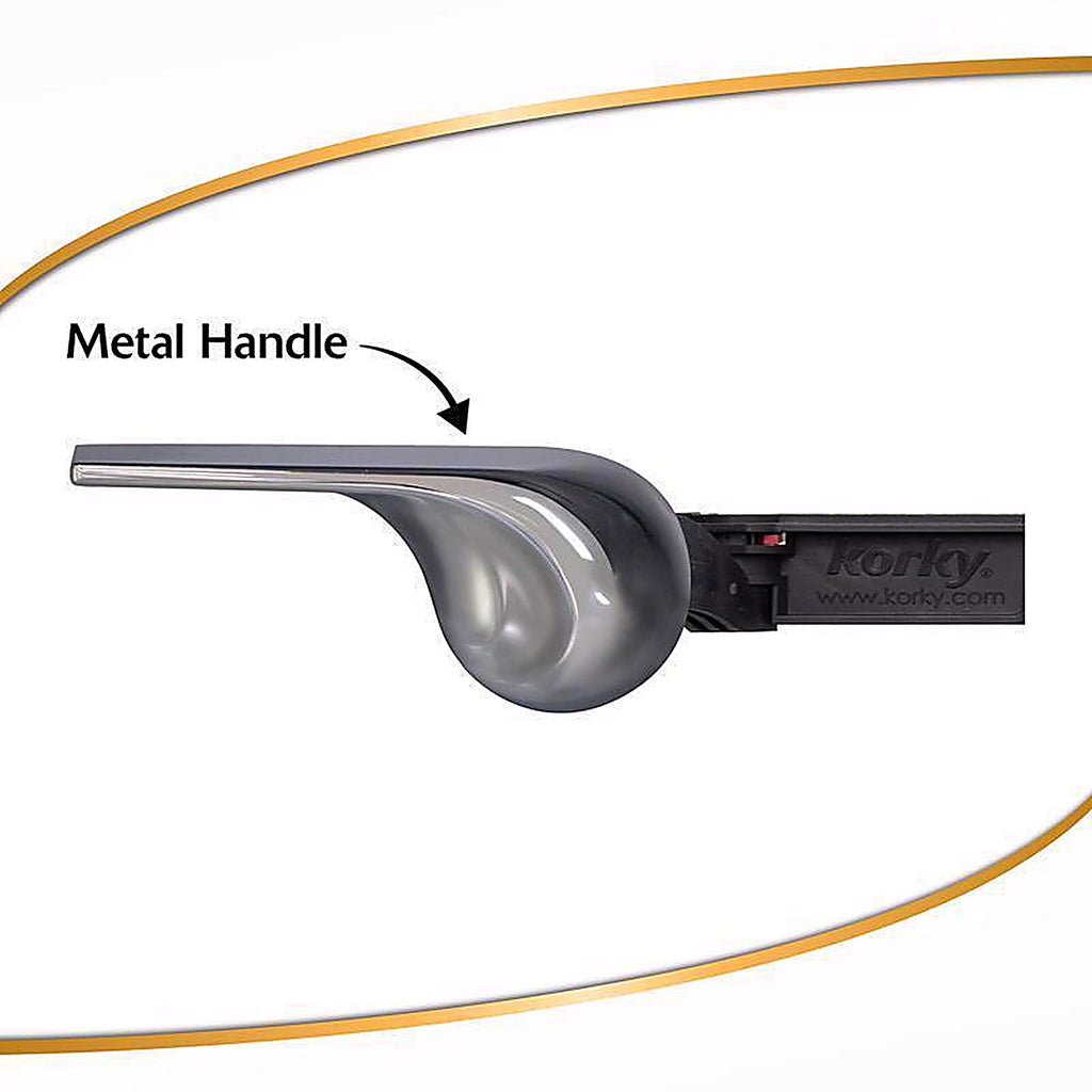 Korky 6052BP Strong Arm Tank Lever Black Chrome For Universal