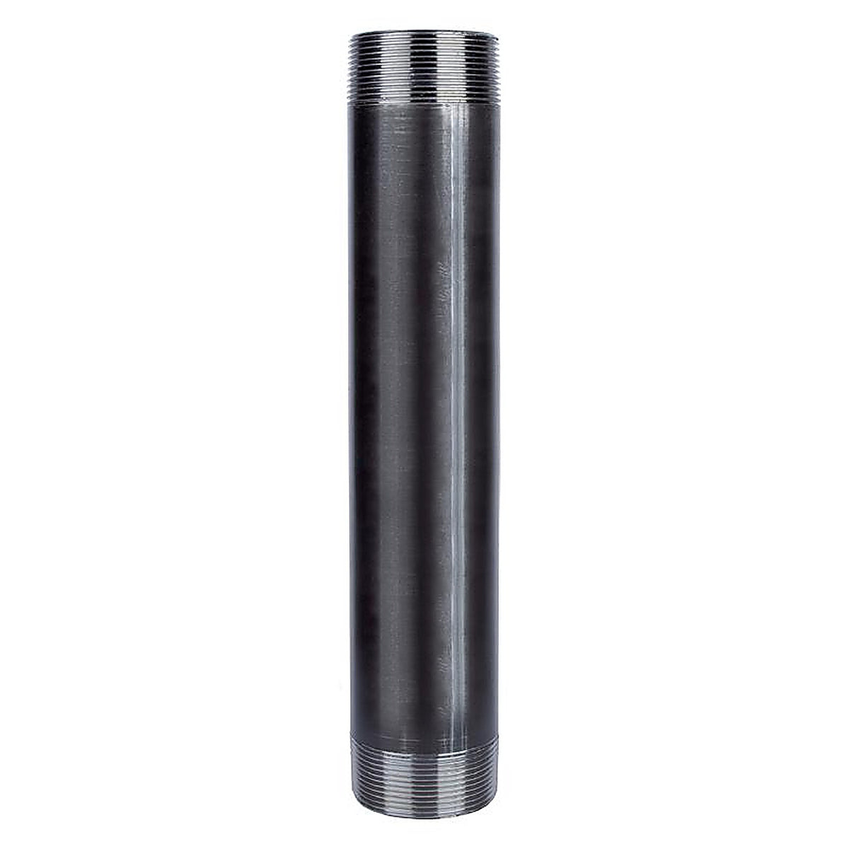 STZ Industries 350U4X12 4 in. MIP each X 4 in. D Black Steel 12 in. L Nipple
