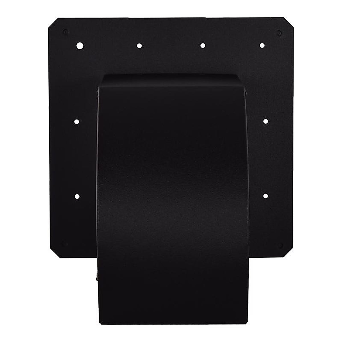 Imperial VT0640 R2 9 in. L x 4 in. Dia. Black/Silver Aluminum Roof Cap with Collar