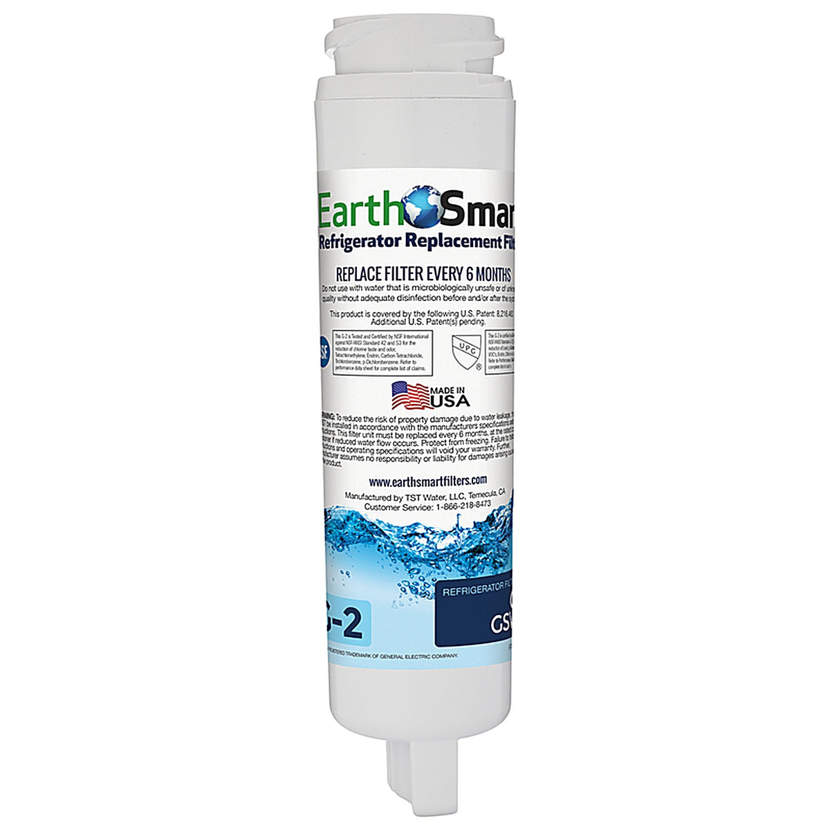 Earth Smart 102613 G-2 Refrigerator Replacement Filter For GE GSWF