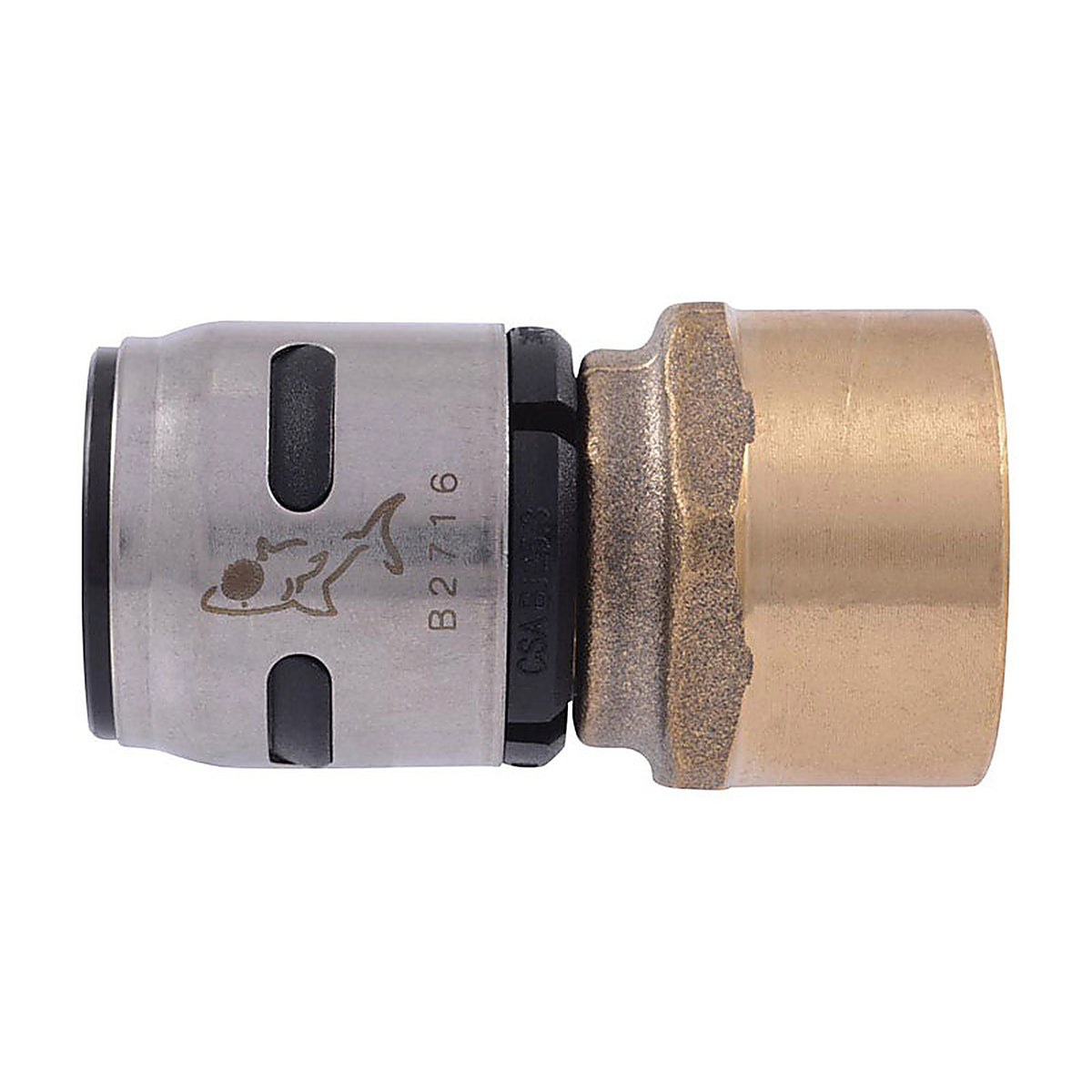 SharkBite K094A EvoPEX 1 in. Push x 1 in. Dia. FPT Plastic Adapter