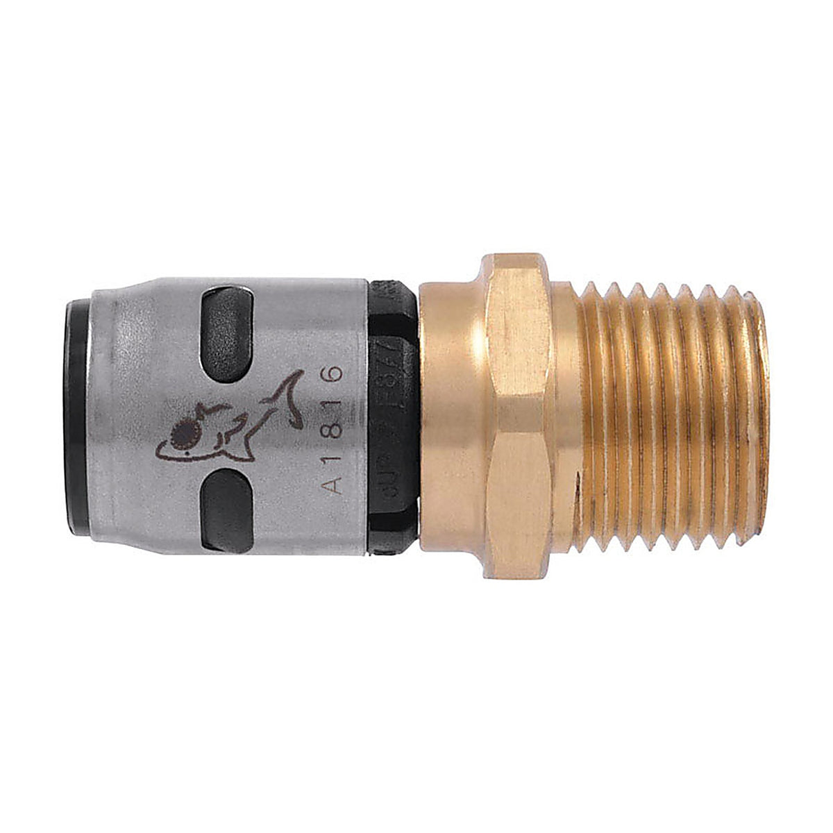 SharkBite K134A6 EvoPEX 3/4 in. Push x 3/4 in. Dia. MPT Plastic Adapter